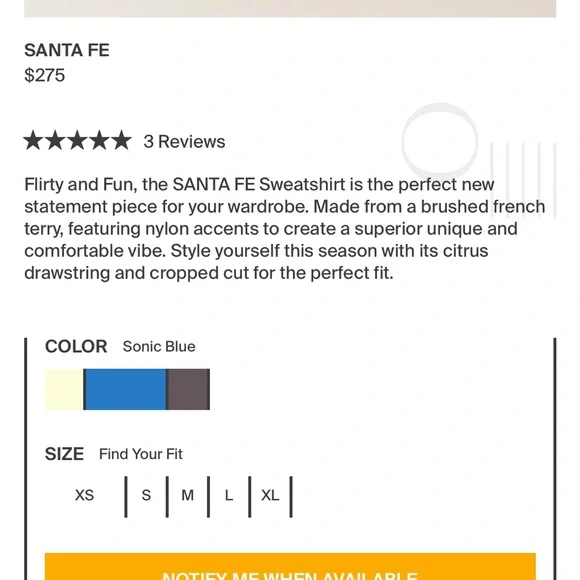 NEW ONCEPT sante fe pullover sweatshirt in blue - Picture 5 of 5